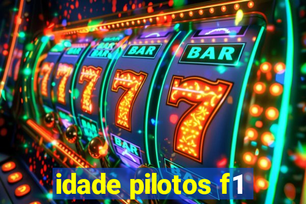 idade pilotos f1