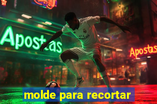 molde para recortar