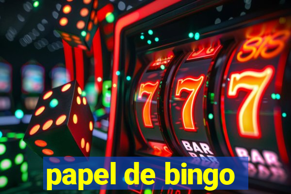 papel de bingo