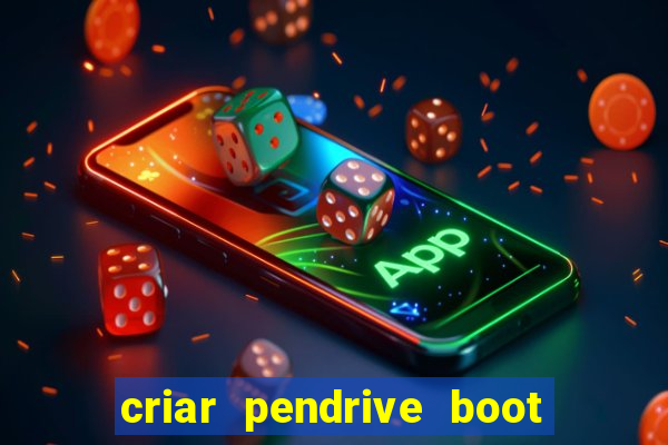 criar pendrive boot windows 10