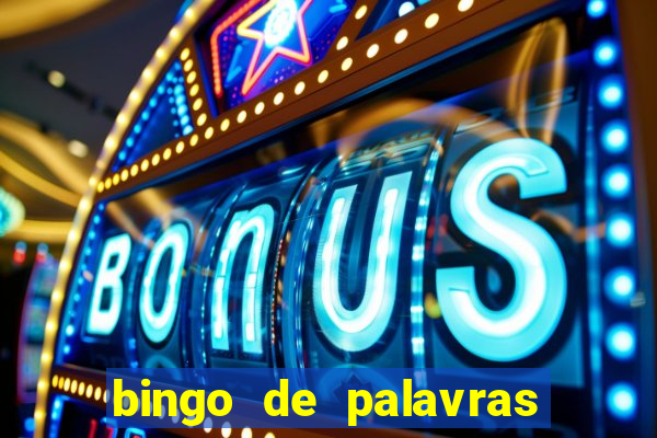 bingo de palavras de natal