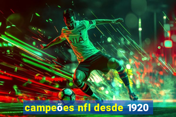 campeões nfl desde 1920