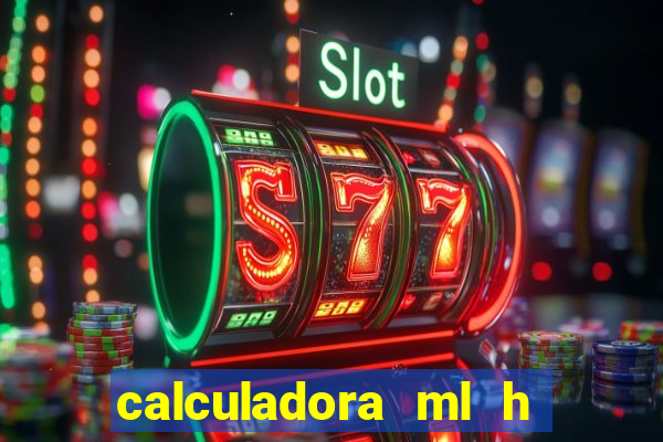 calculadora ml h para mcg kg min