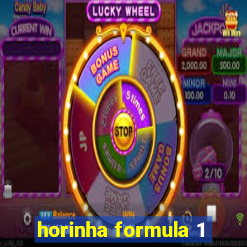 horinha formula 1