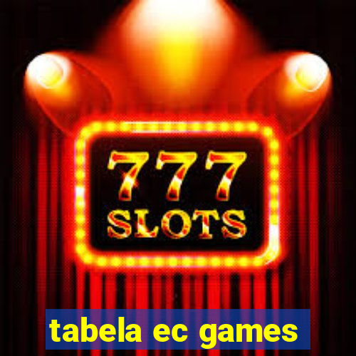 tabela ec games